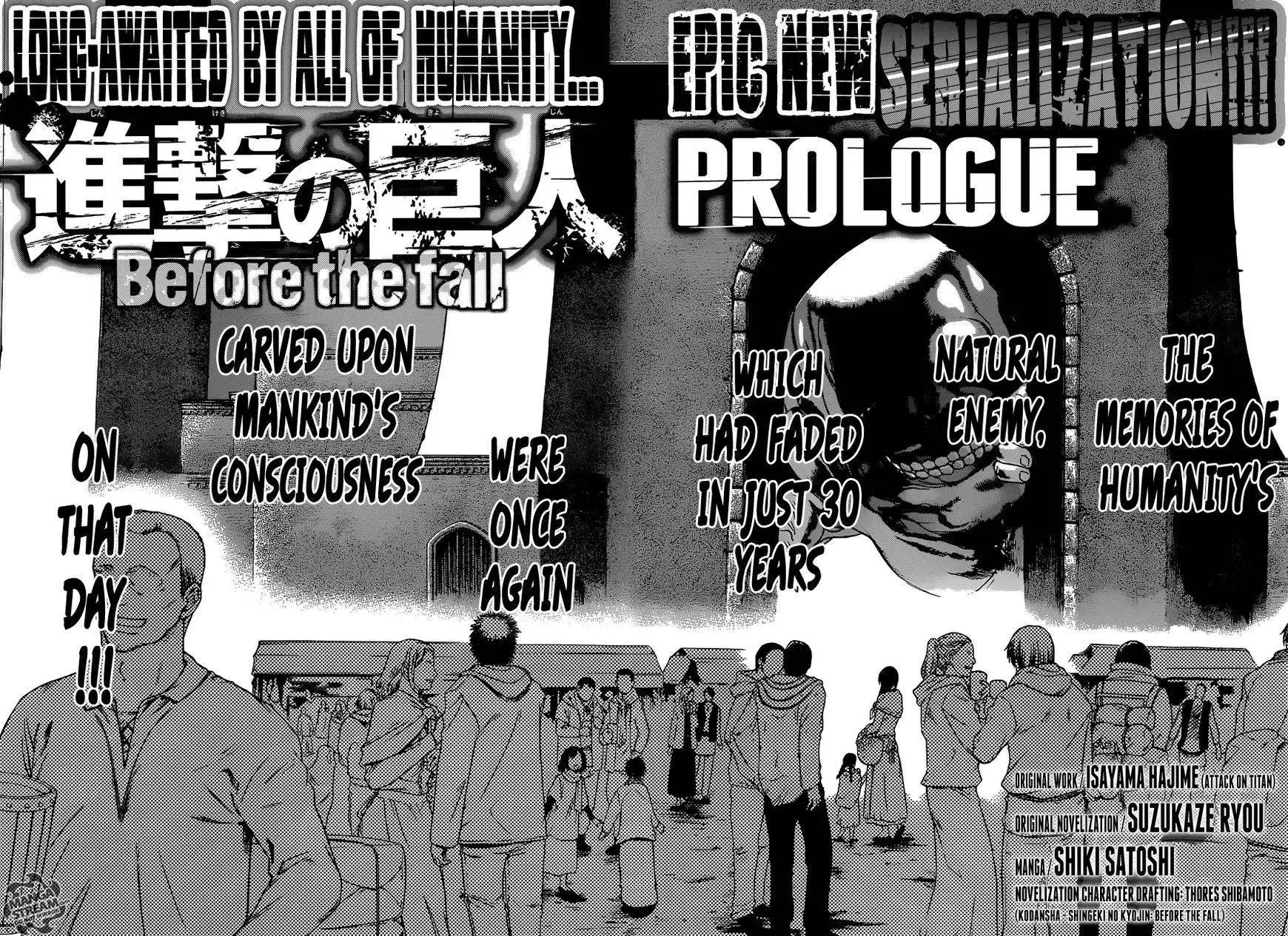 Shingeki no Kyojin Before the Fall Chapter 0 3